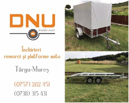 Inchirieri remorci si platforma trailer auto